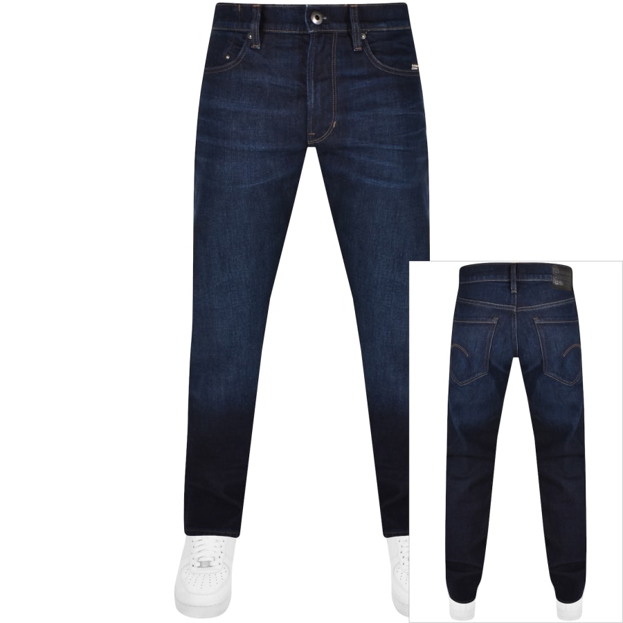 G Star Mosa Straight Jeans Mid Wash Blue Mainline Menswear Canada